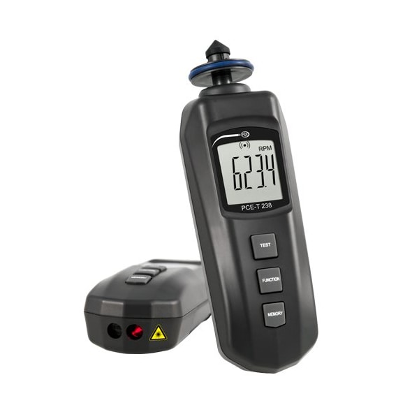 Handheld Tachometer, 5 to 99,999 rpm